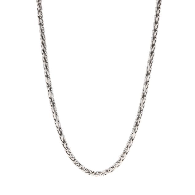 white-gold-wheat-chain-necklace-italy