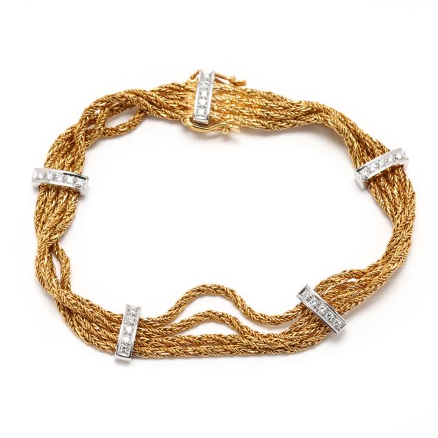 gold-and-diamond-multi-strand-bracelet-tiffany-co