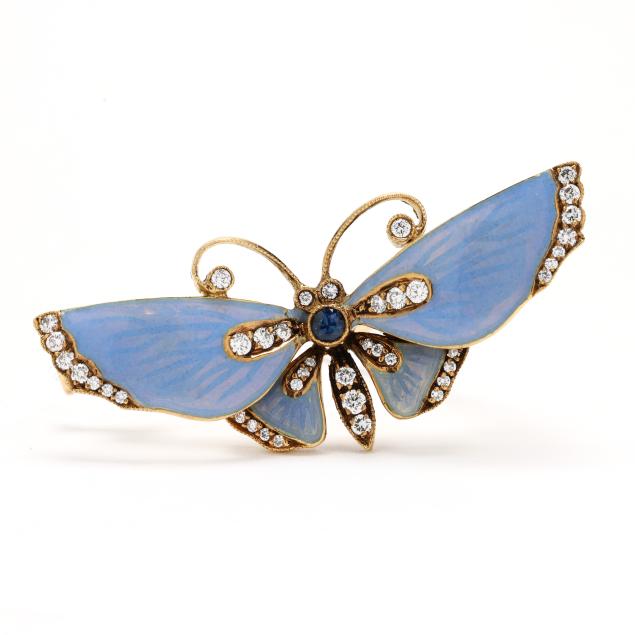 gold-enamel-diamond-and-gem-set-butterfly-brooch