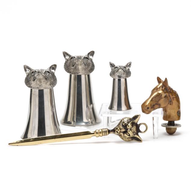 five-cast-metal-accessories-of-fox-hunt-theme