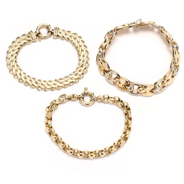 three-gold-bracelets-italy