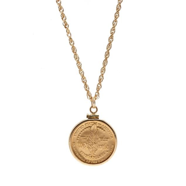 gold-constitution-bicentennial-coin-pendant-necklace