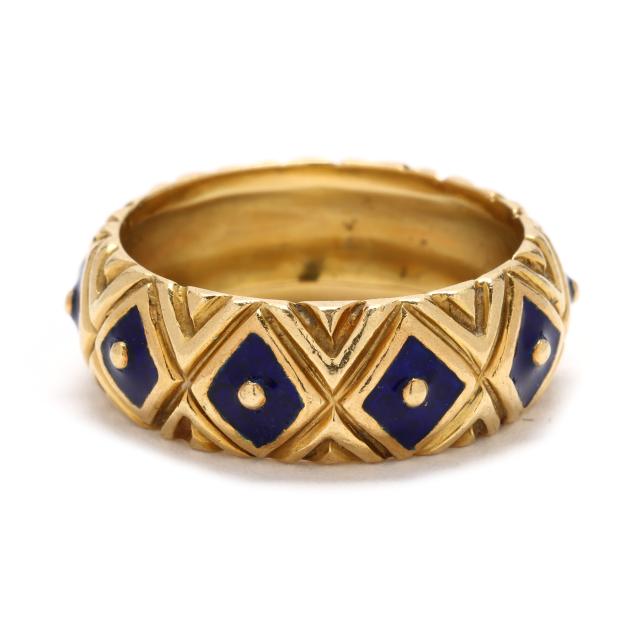 gold-and-enamel-band