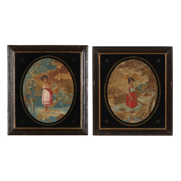 pair-of-figural-silk-embroideries-in-eglomise-frames