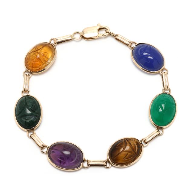 gold-and-multi-gemstone-scarab-bracelet