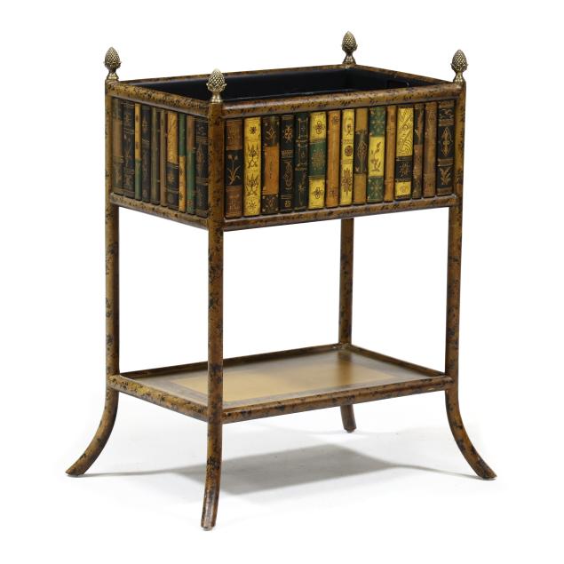 decorative-faux-book-jardiniere-stand