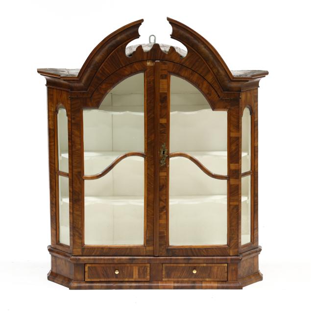 continental-rococo-revival-burlwood-hanging-cabinet