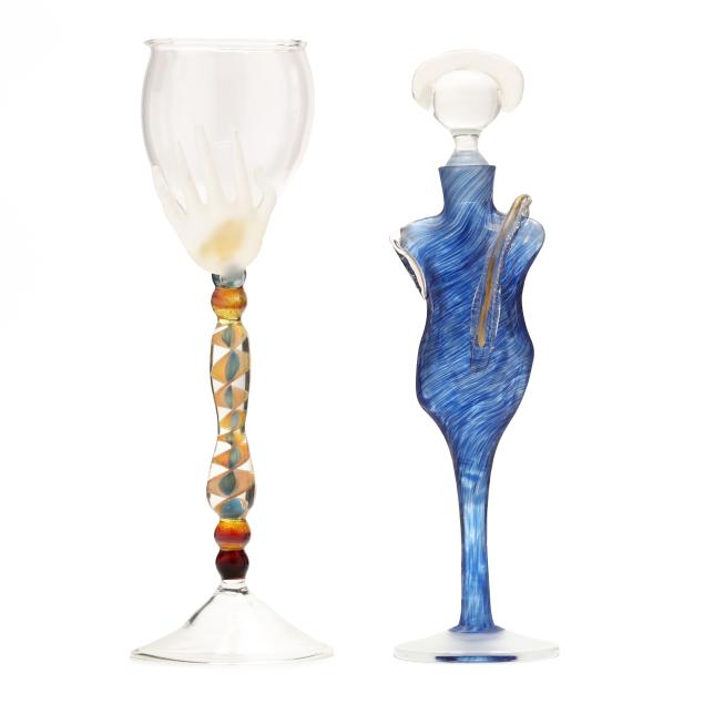 figural-glass-goblet-and-perfume-bottle