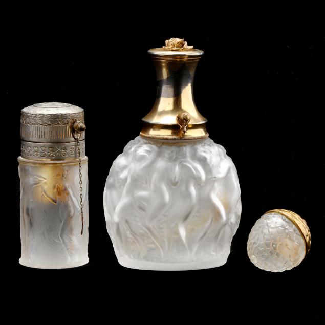 three-vintage-lalique-scent-bottles