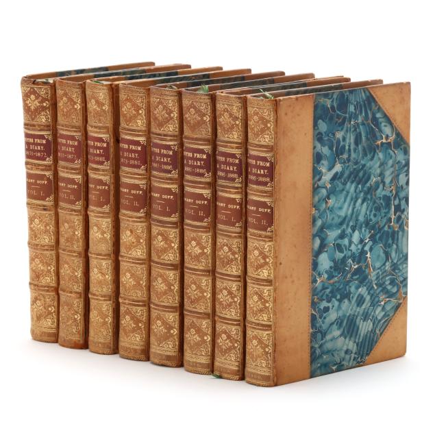 eight-volumes-of-grant-duff-s-i-notes-from-a-diary-i