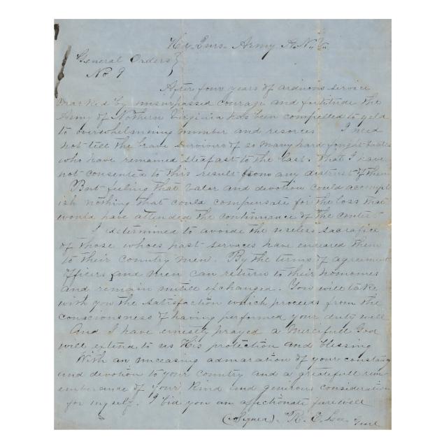 period-manuscript-copy-of-general-robert-e-lee-s-farewell-address