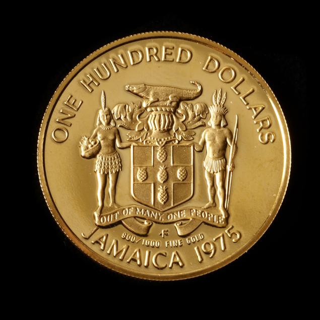 jamaica-one-hundred-dollar-proof-900-fine-gold-coin-franklin-mint