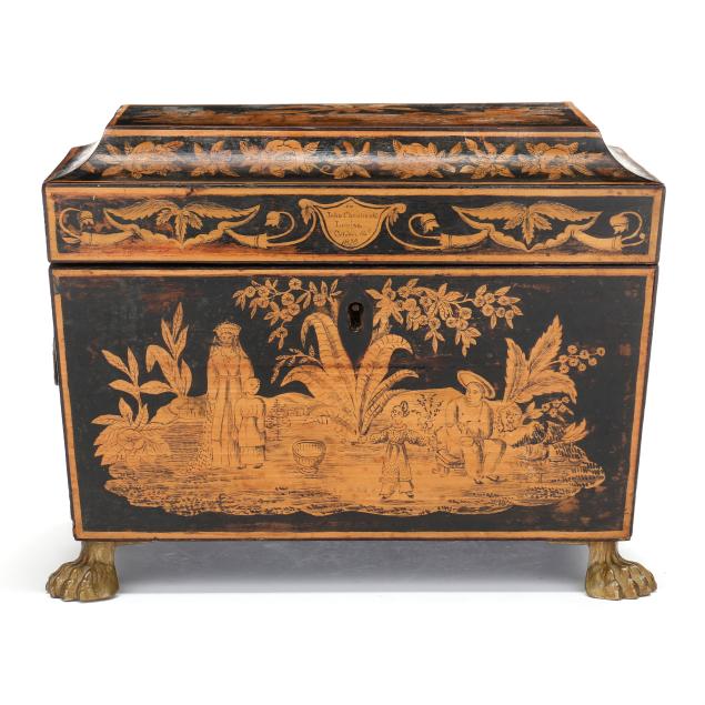 a-regency-penwork-tea-caddy-with-dated-inscription