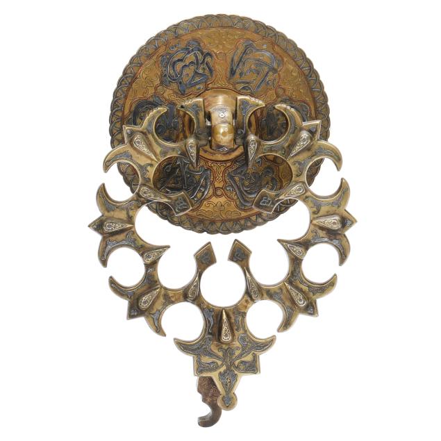 mamluk-revival-silver-inlaid-brass-door-knocker