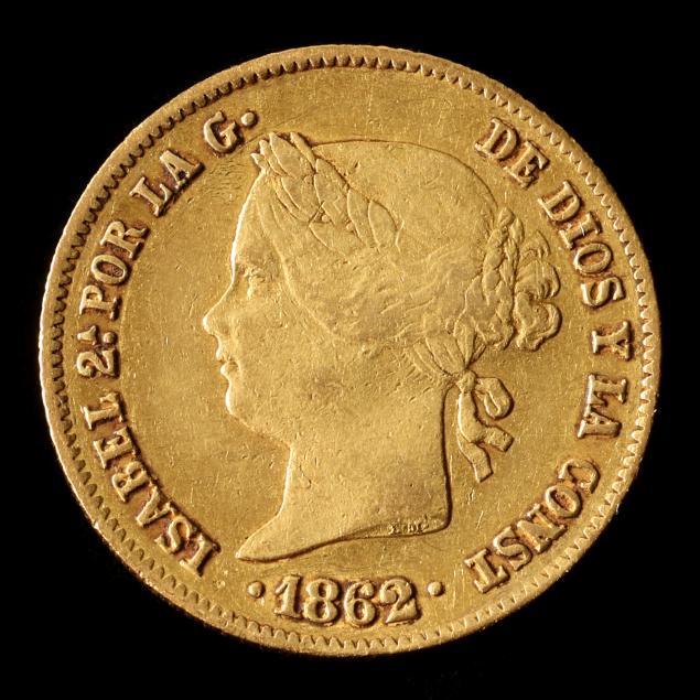 spanish-philippines-isabella-ii-1862-gold-4-pesos