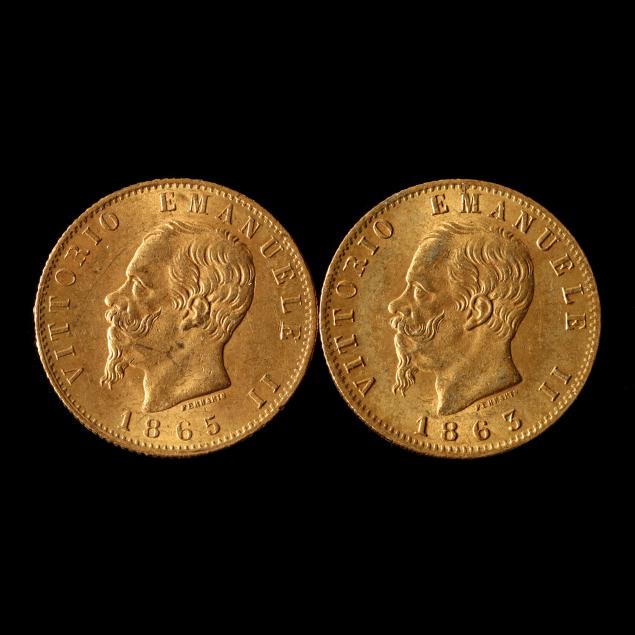 italy-two-2-gold-20-lire-of-vittorio-emanuele-ii