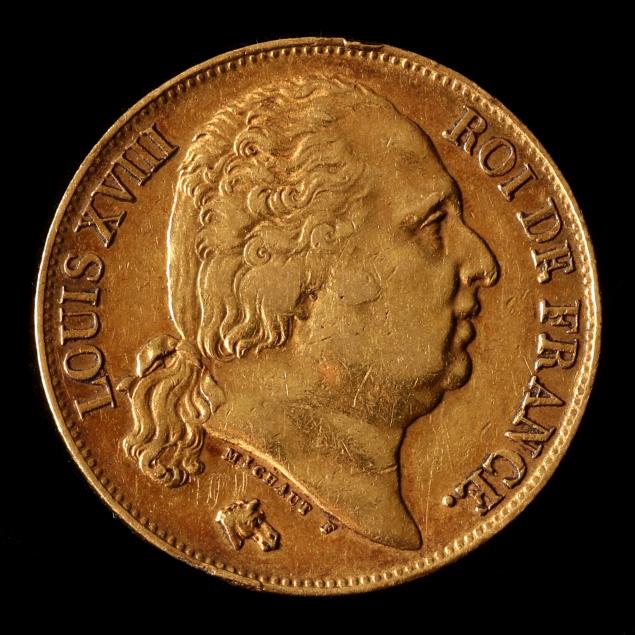 france-louis-xviii-1817-gold-20-francs