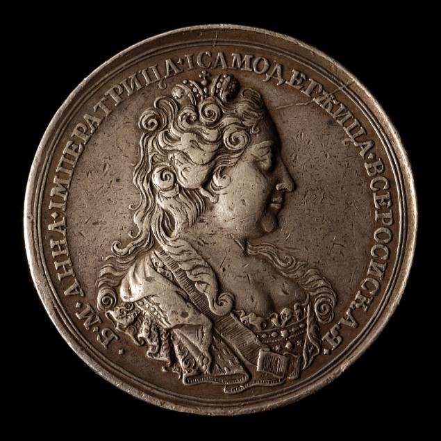 imperial-russia-anna-ivanovna-1730-silver-coronation-medal