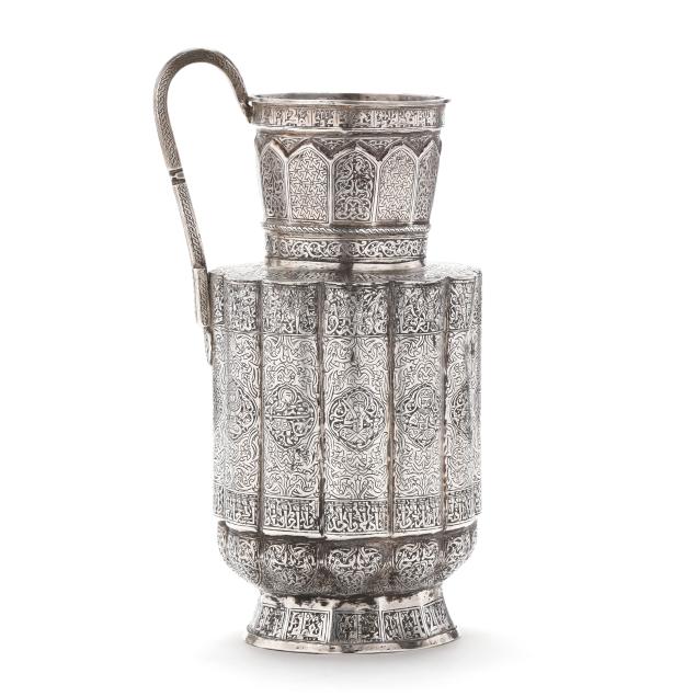 a-persian-fine-silver-ewer