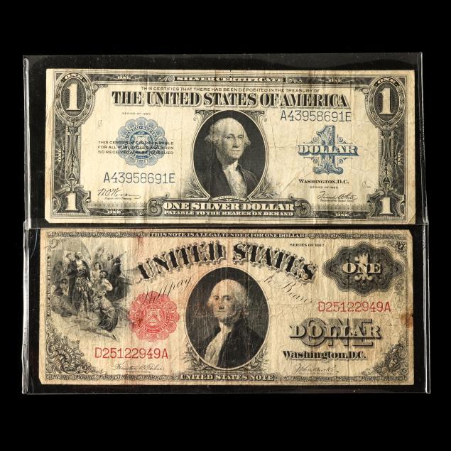 two-2-early-20th-century-large-size-1-notes