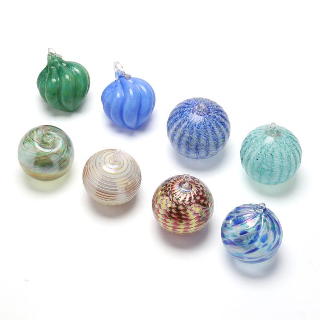 eight-blown-art-glass-ornaments