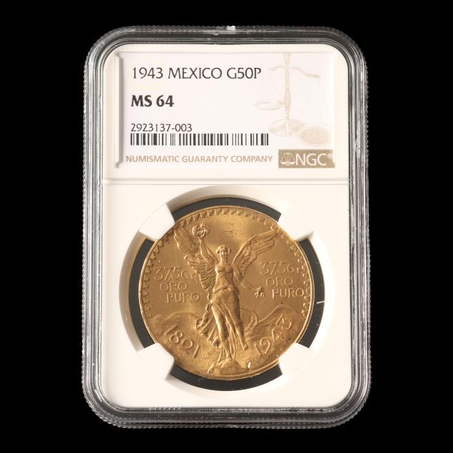 mexico-1943-gold-50-pesos-ngc-ms64