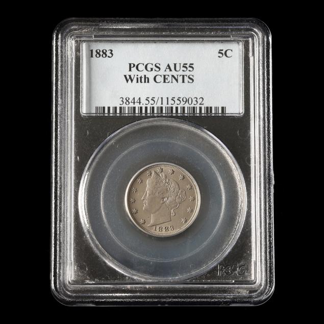 1883-liberty-head-nickel-with-cents-pcgs-au55