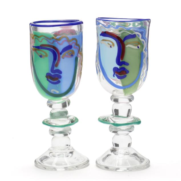 pair-of-bernstein-nc-glass-face-goblets