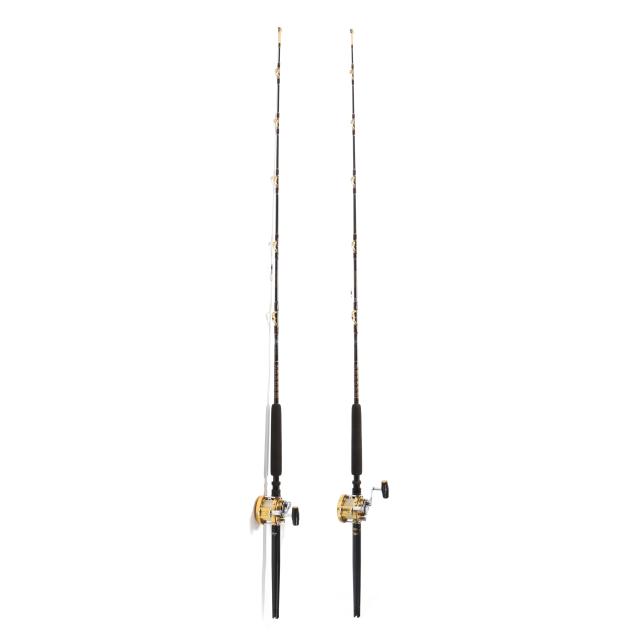 two-penn-international-20-reels-on-fenwick-ifga-black-big-game-rods