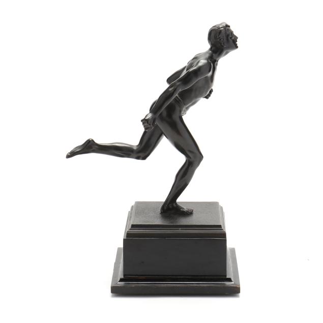 german-school-patinated-model-of-a-running-man