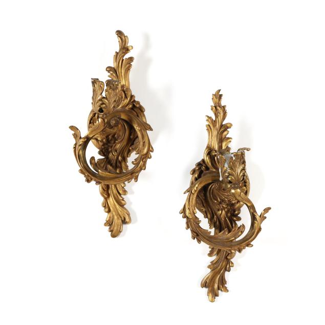 a-pair-of-rococo-style-ormolu-wall-sconces