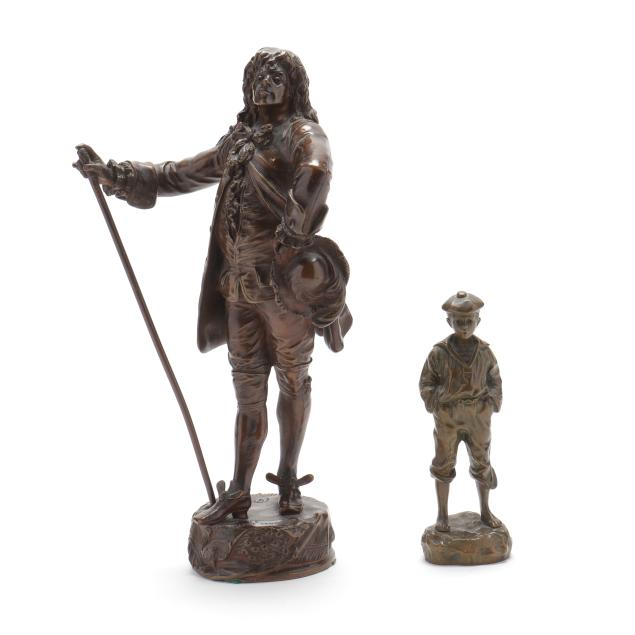 continental-school-19th-century-two-patinated-bronze-sculptures