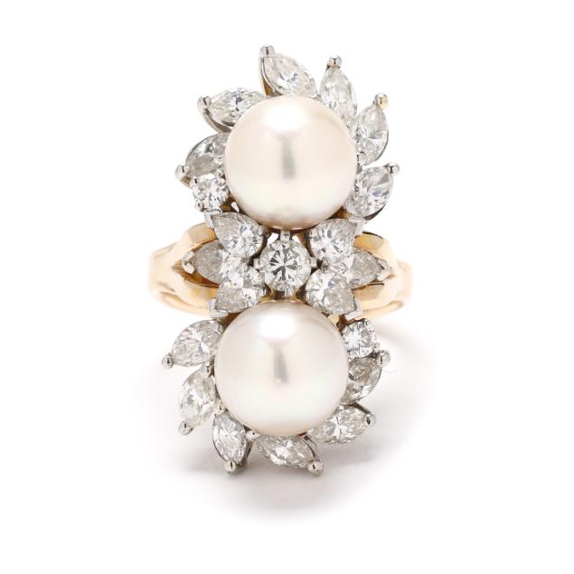 bi-color-gold-pearl-and-diamond-cocktail-ring