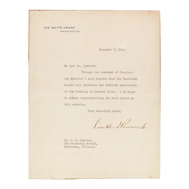 franklin-d-roosevelt-typed-letter-signed-december-7-1934