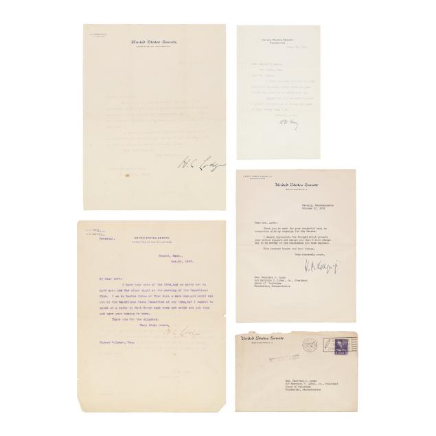 signed-letters-from-three-20th-century-massachusetts-senators