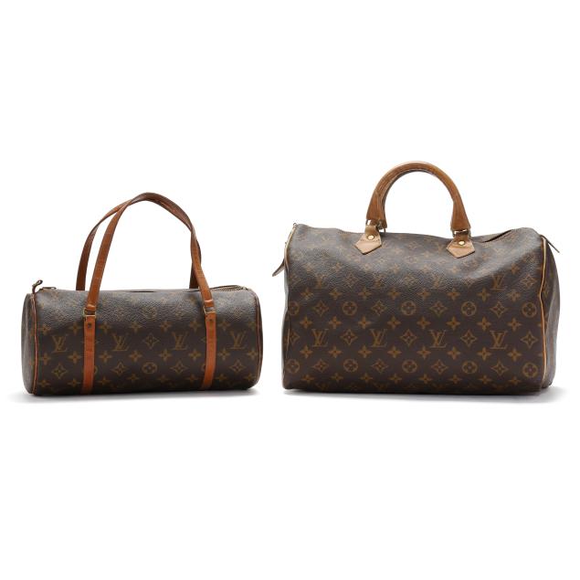 two-vintage-louis-vuitton-handbags