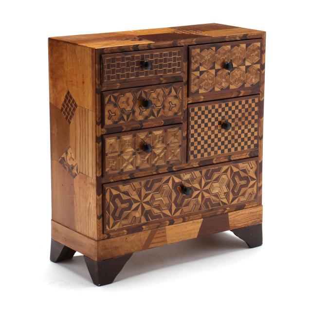 a-vintage-japanese-parquetry-inlaid-miniature-tansu-chest