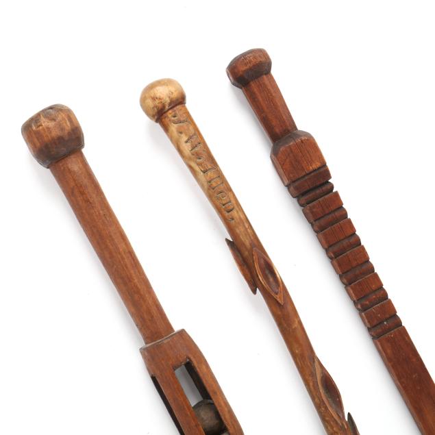 three-folk-art-carved-wood-canes