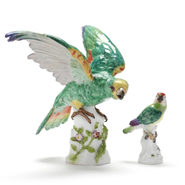 two-continental-porcelain-figures-of-parrots