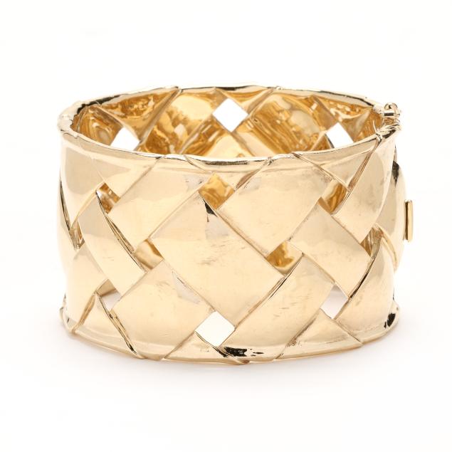 vintage-wide-gold-bangle-bracelet