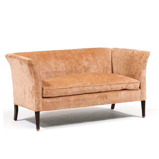 vintage-sheraton-style-upholstered-settee