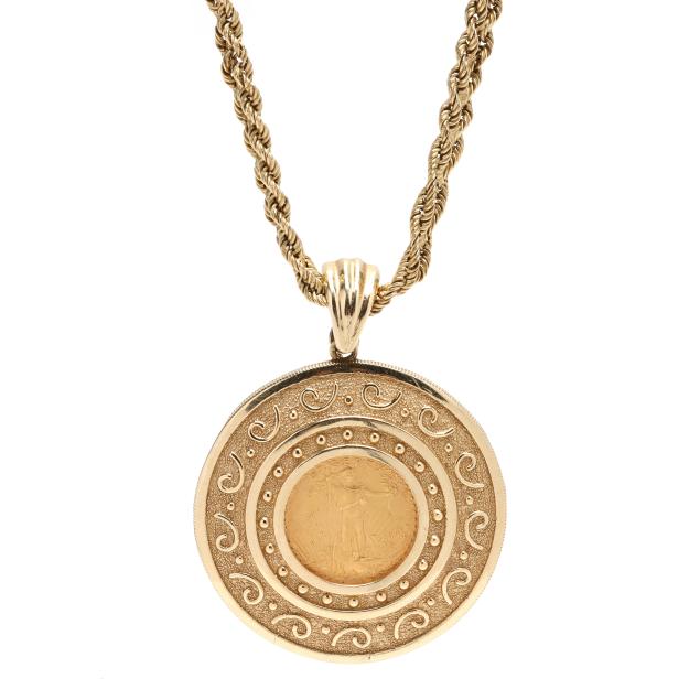 gold-coin-pendant-necklace