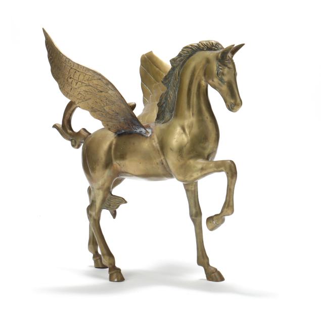 a-large-brass-model-of-pegasus