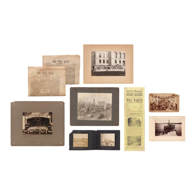 group-of-antique-ephemera-and-photographs-relating-to-new-england-and-new-york