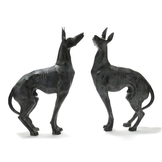 a-large-pair-of-patinated-bronze-canine-statues