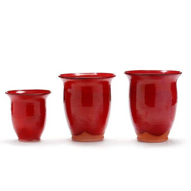 ben-owen-iii-b-1968-seagrove-nc-a-trio-of-flared-vases