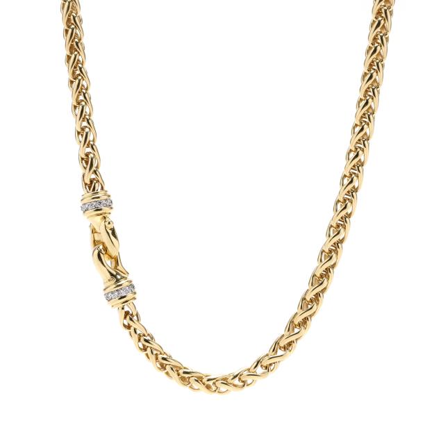 gold-and-diamond-wheat-chain-necklace-david-yurman