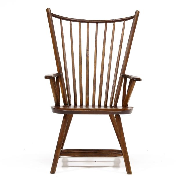 attributed-hunt-furniture-vintage-windsor-armchair