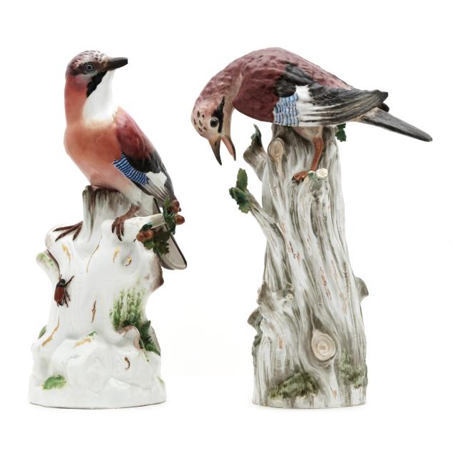 two-meissen-porcelain-models-of-blue-jays