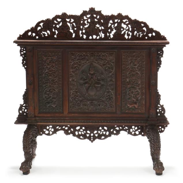 an-anglo-indian-carved-wood-and-bronze-paneled-fire-screen